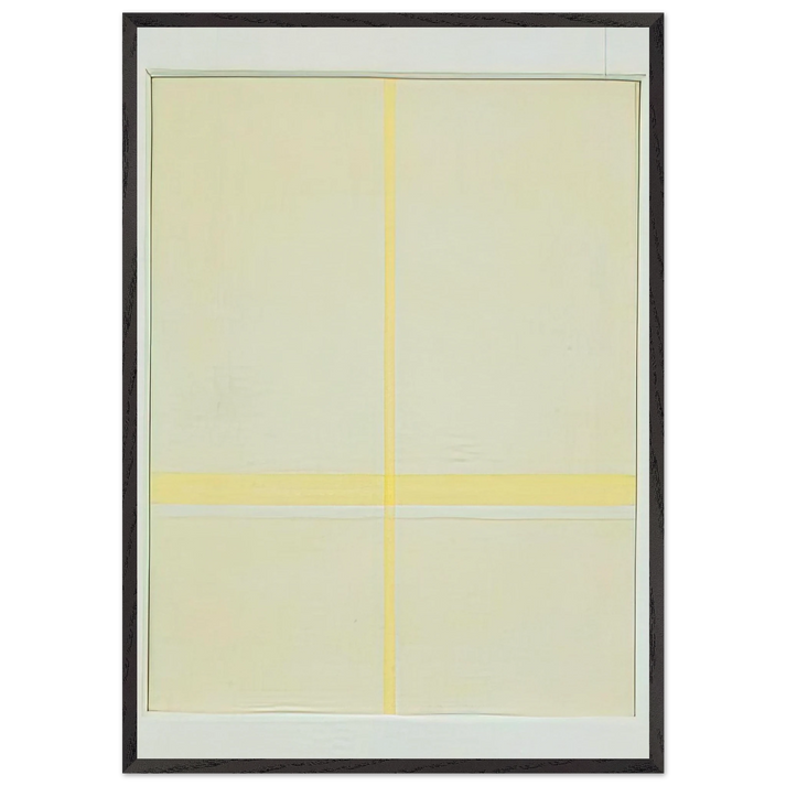 Spazio Luce - 1967 - Antonio Calderara 70x100 cm / 28x40 inches Framed Art Print – Black Wooden Frame