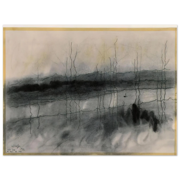 Lyonel Feininger - MYSTIC RIVER 1951 75x100 cm / 30x40inches Fine Art Poster
