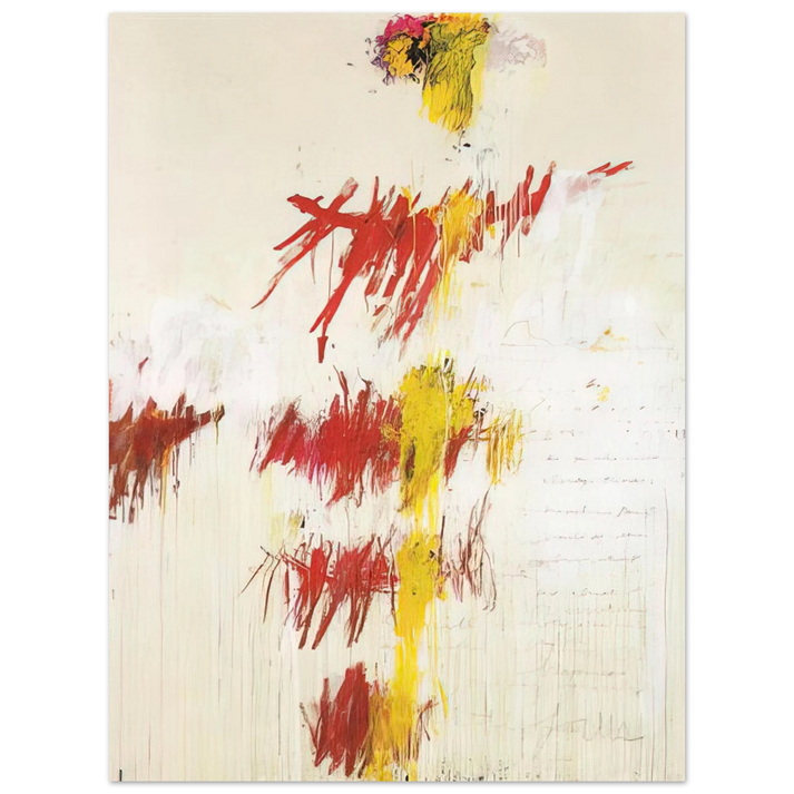 Cy Twombly - Quattro Stagioni II. Primavera 75x100 cm / 30x40inches Fine Art Poster