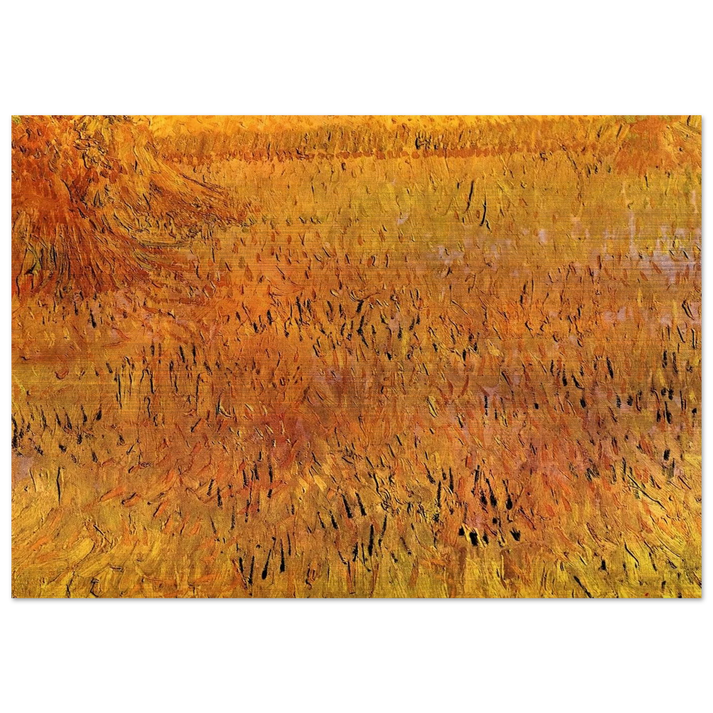 Arles View from the Wheat Fields - Vincent van Gogh Brushed Aluminum Print - 70x100 cm / 28x40 inches | Vincent van Gogh Aluminum Print | Vincent van Gogh Prints