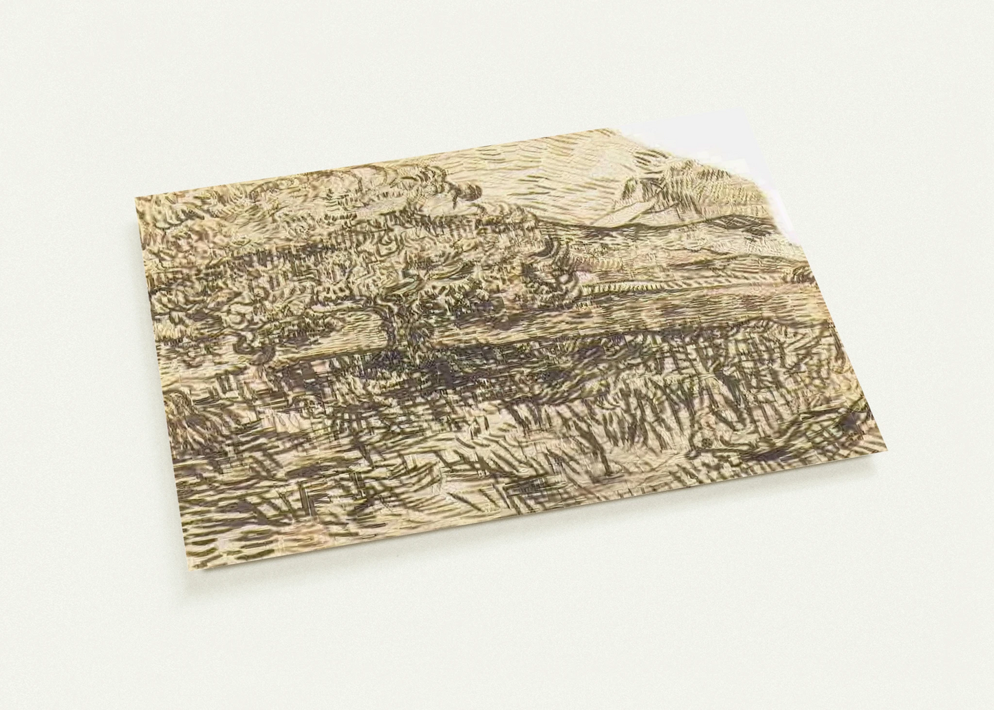 Olive Trees in a Mountain Landscape By Vincent van Gogh Pack of 10 Post Cards | Vincent van Gogh Post Cards | A6 (10.5 x 14.8 cm) - 4.1 x 5.8 inches