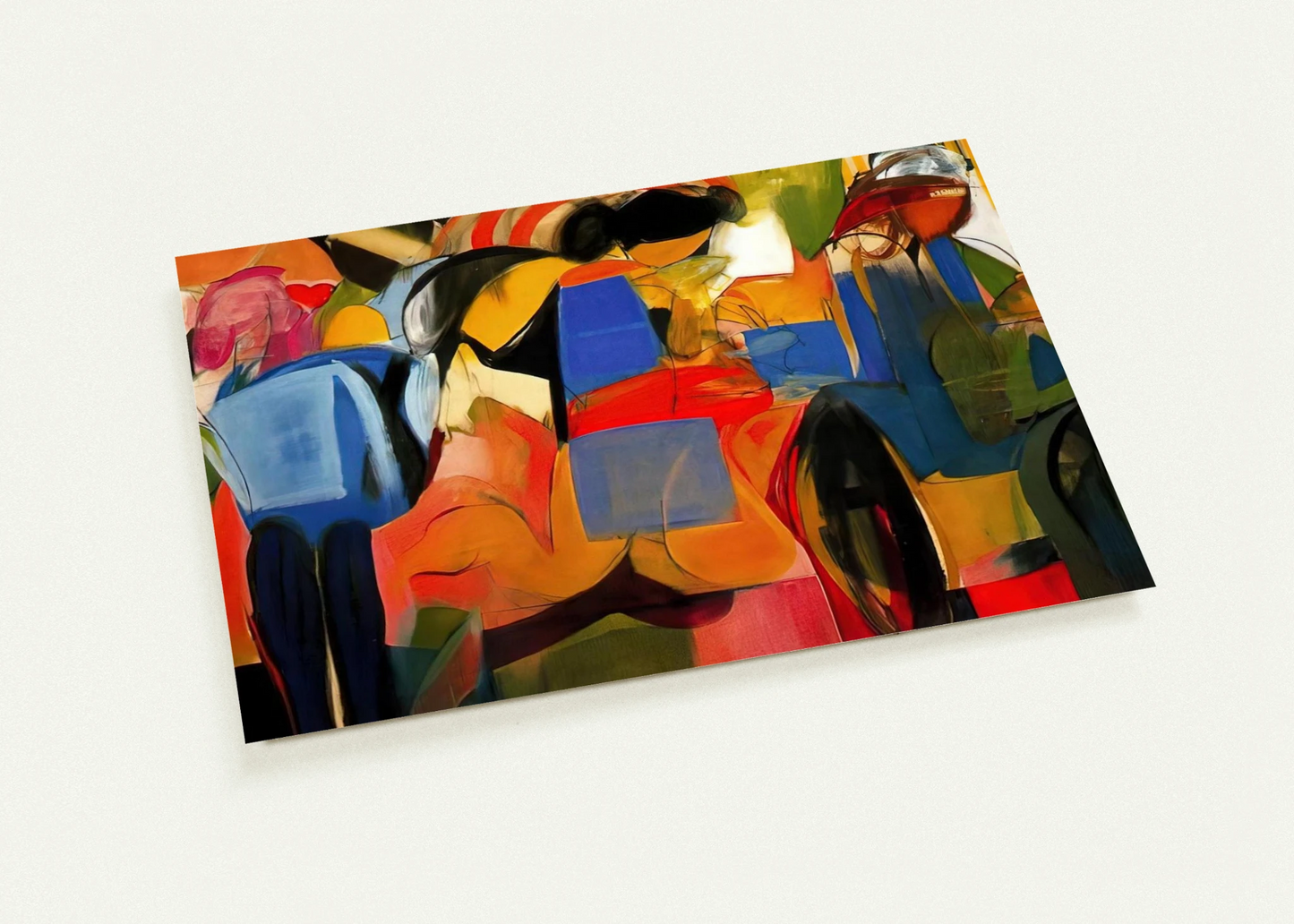 Facade - Abstract Expressionism By Miriam Schapiro Pack of 10 Post Cards | Miriam Schapiro Post Cards | A6 (10.5 x 14.8 cm) - 4.1 x 5.8 inches