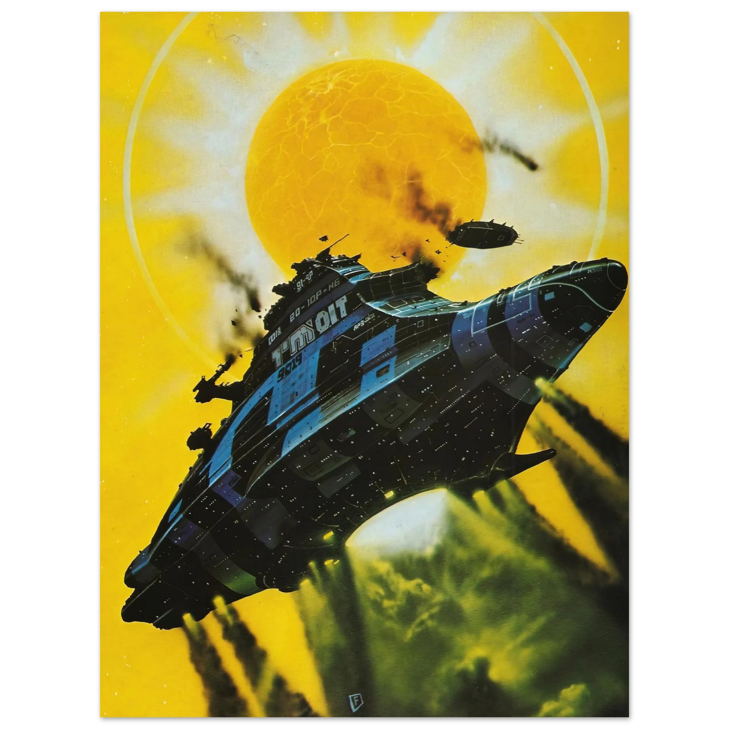 Chris Foss - Chris Foss 75x100 cm / 30x40inches Fine Art Poster