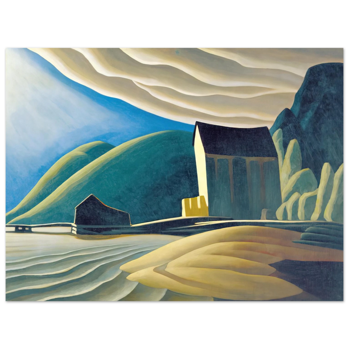Lawren Harris - Ice House, Coldwell, Lake Superior - 1923 75x100 cm / 30x40inches Fine Art Poster