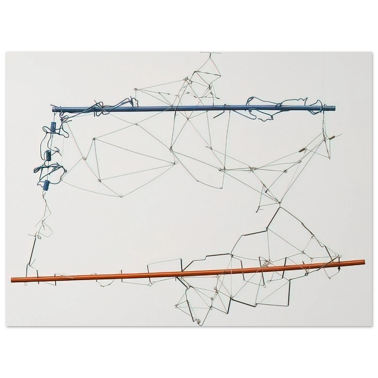 Gego - Drawing without Paper 8425 and 8426 - 1984 75x100 cm / 30x40inches Fine Art Poster
