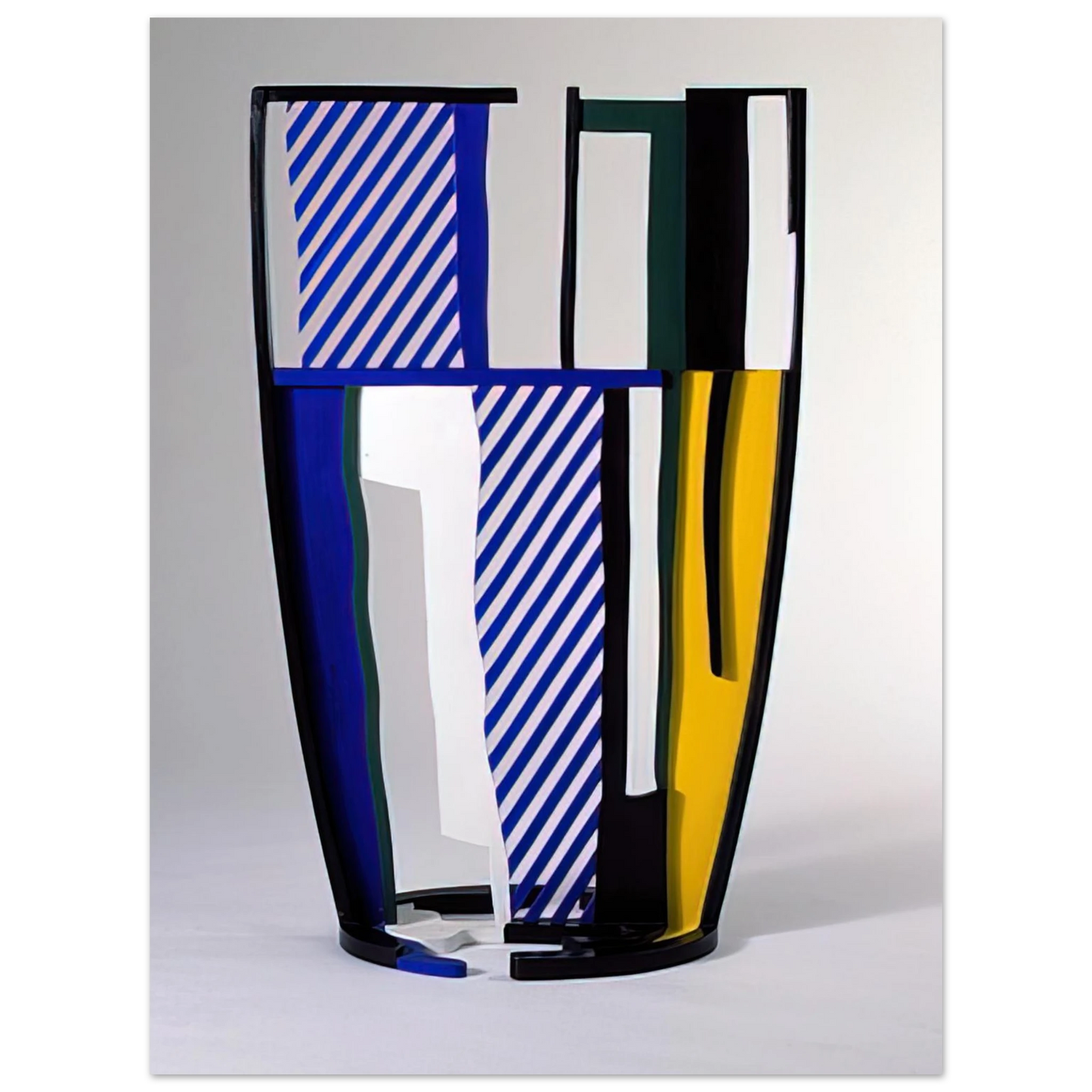 Roy Lichtenstein - GLASS IV 1977 75x100 cm / 30x40inches Fine Art Poster