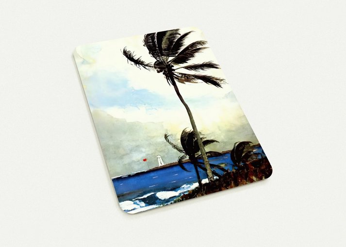 PALM TREE NASSAU By Winslow Homer Pack of 10 Post Cards | Winslow Homer Post Cards | A6 (10.5 x 14.8 cm) - 4.1 x 5.8 inches