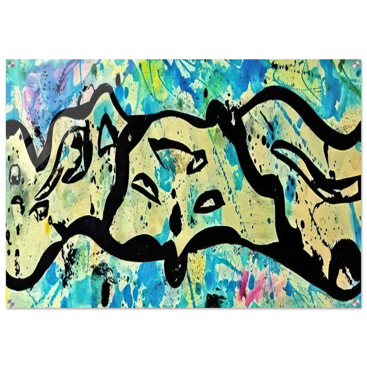Untitled Variant F - Sam Francis Acrylic Print - 70x100 cm / 28x40″ inches | Sam Francis Wall Art | Sam Francis Prints