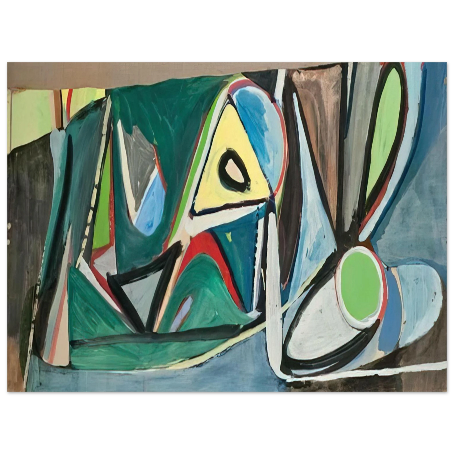 Bram van Velde - Montrouge - 1948 75x100 cm / 30x40inches Fine Art Poster