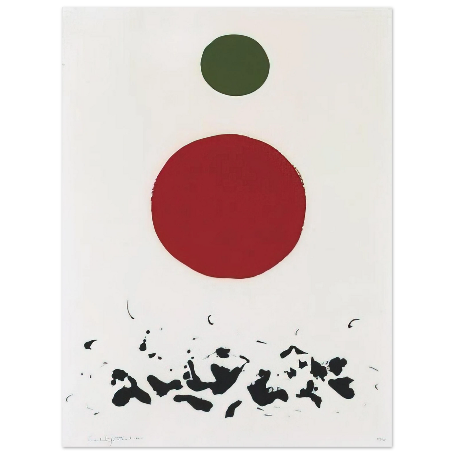 Adolph Gottlieb - Flotsam - 1967 75x100 cm / 30x40inches Fine Art Poster