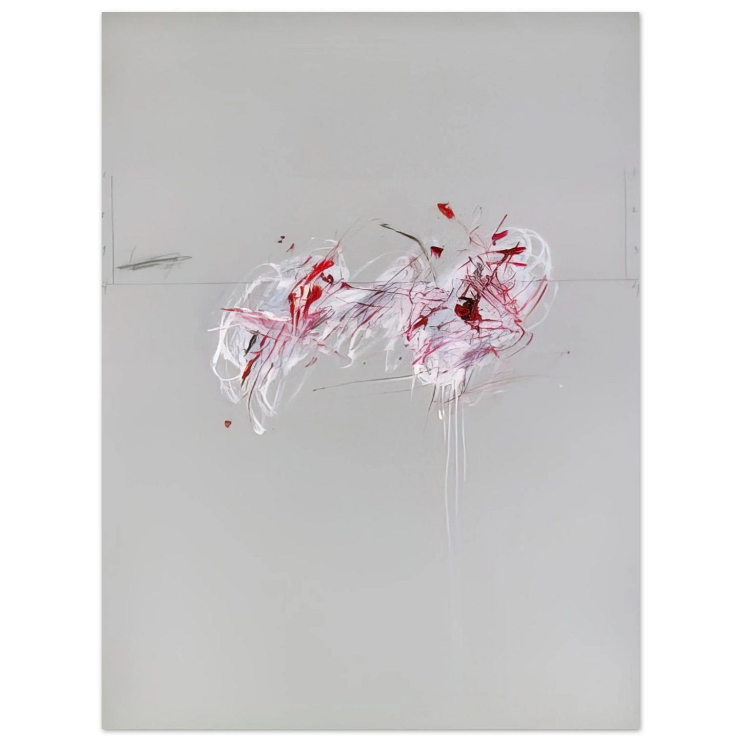 Cy Twombly - Nine Discourses on Commodus, Part II 75x100 cm / 30x40inches Fine Art Poster