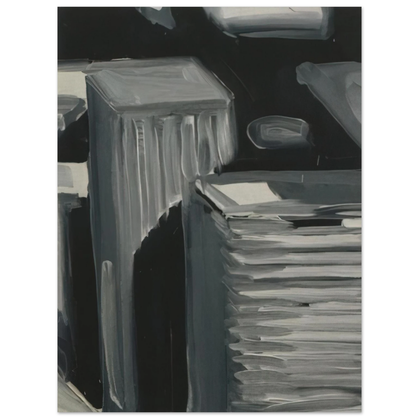 Gerhard Richter - TOWNSCAPE 1968 5 75x100 cm / 30x40inches Fine Art Poster