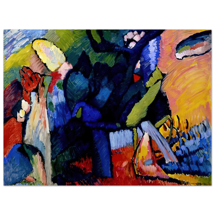 Wassily Kandinsky - IMPROVISATION 4 1909 75x100 cm / 30x40inches Fine Art Poster