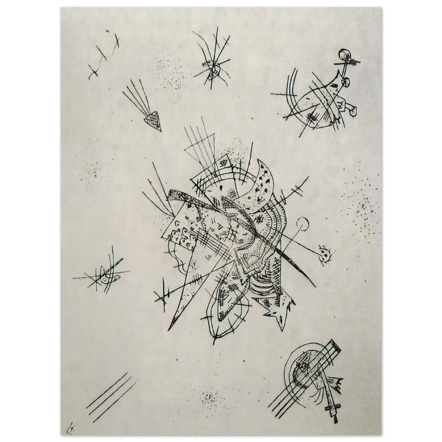 Wassily Kandinsky - SMALL WORLDS X 1922 75x100 cm / 30x40inches Fine Art Poster