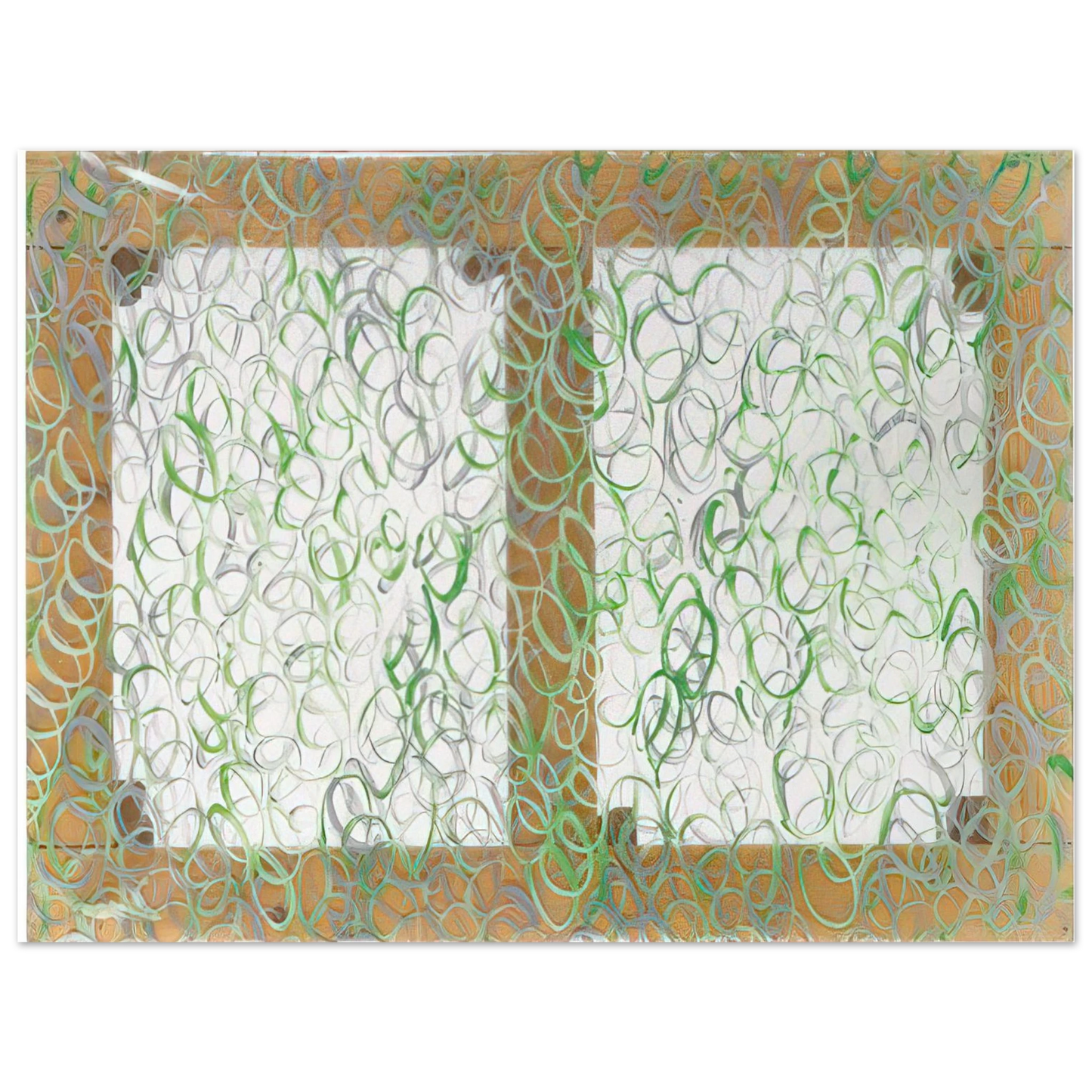 Carla Accardi - Verdeargento - 1969 75x100 cm / 30x40inches Fine Art Poster