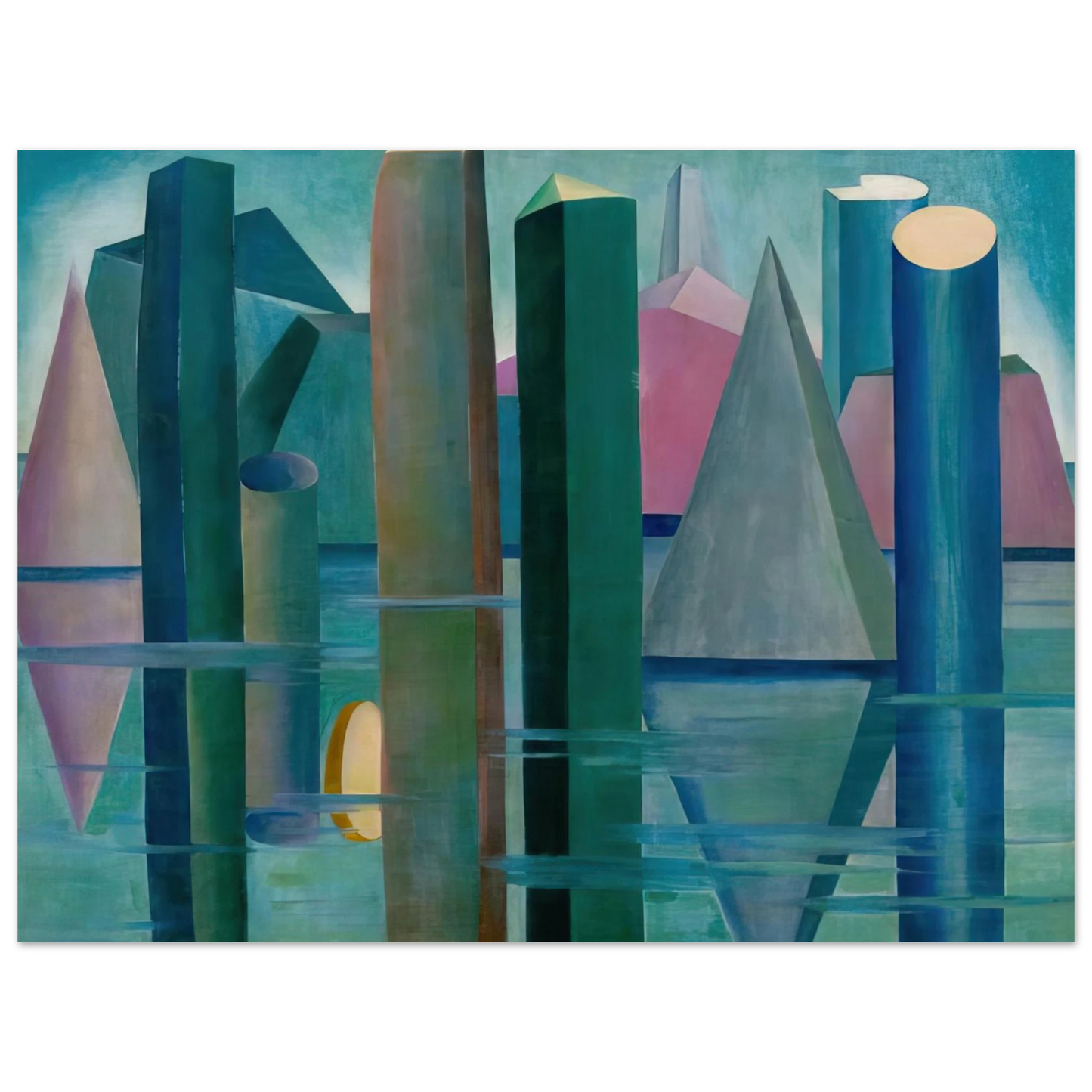 Tarsila do Amaral - Calmaria II 75x100 cm / 30x40inches Fine Art Poster