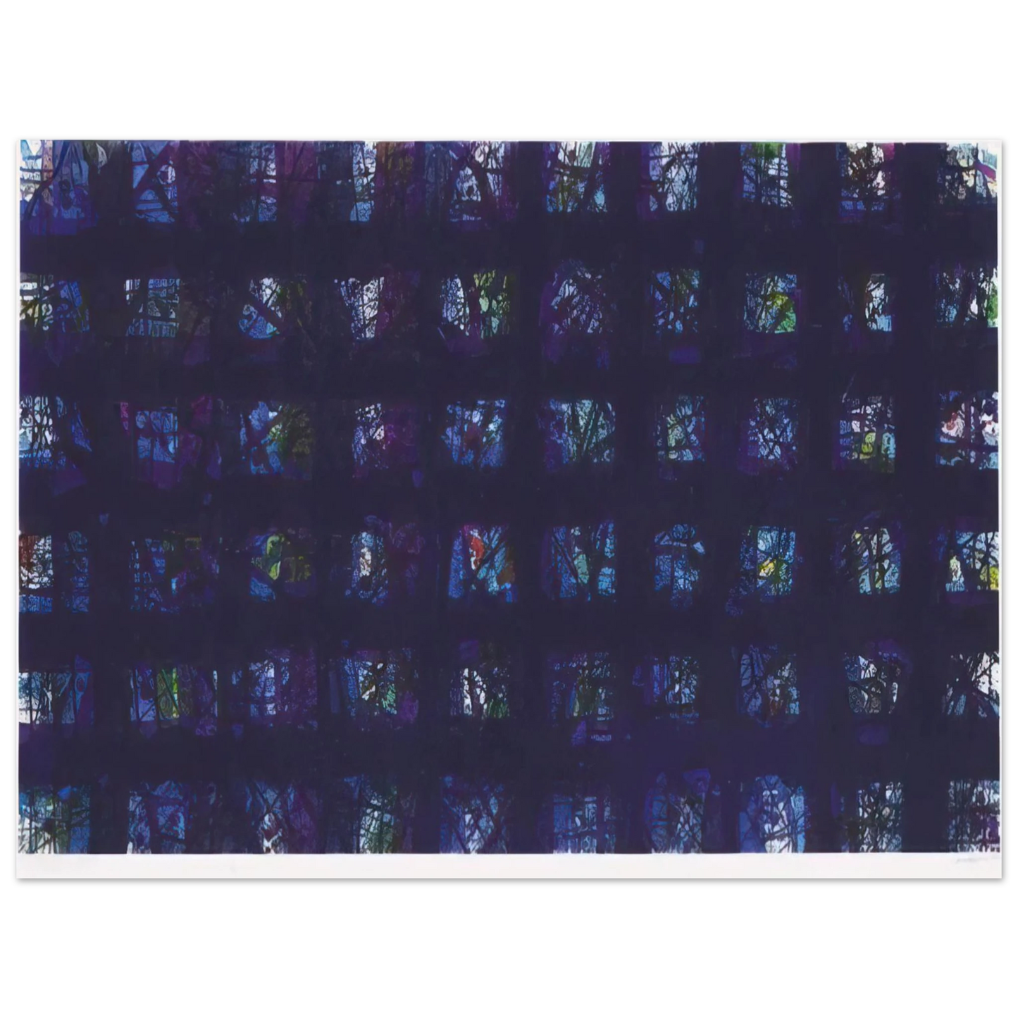 Sam Francis - La Notte 75x100 cm / 30x40inches Fine Art Poster