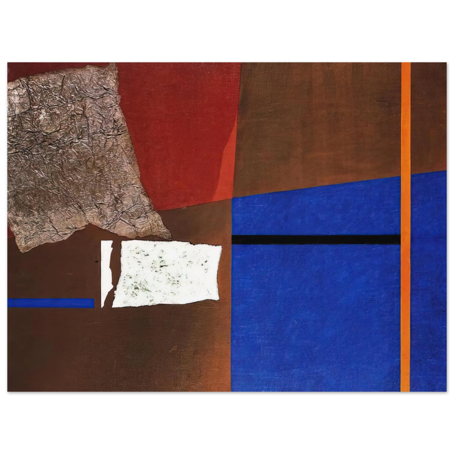 Enrico Prampolini - ASTRAZIONE PLASTICA 1954 75x100 cm / 30x40inches Fine Art Poster
