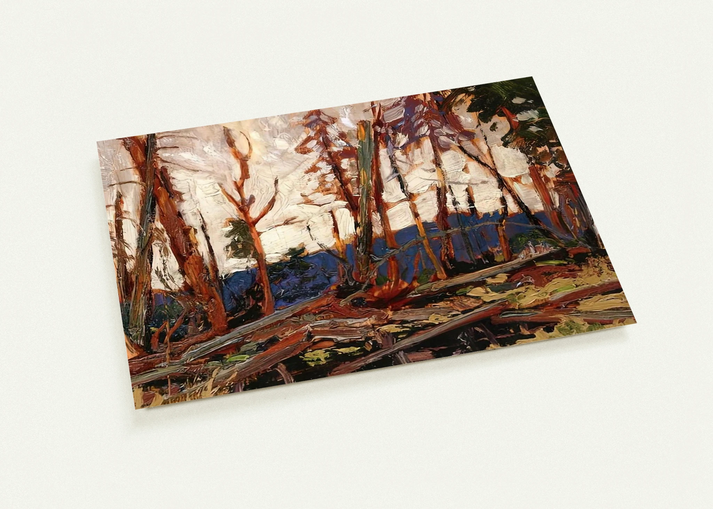 BURNT COUNTRY EVENING SKETCH FOR BURNT LAND 1914 By Tom Thomson Pack of 10 Post Cards | Tom Thomson Post Cards | A6 (10.5 x 14.8 cm) - 4.1 x 5.8 inches