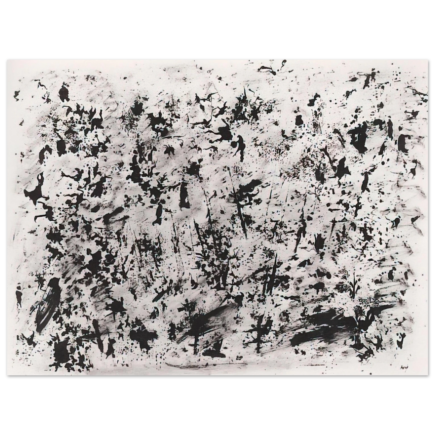 Henri Michaux - Untitled - 1962 75x100 cm / 30x40inches Fine Art Poster