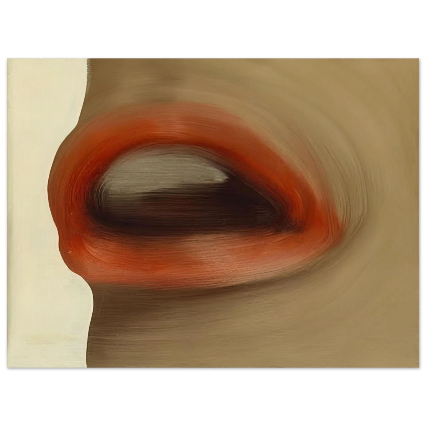 Gerhard Richter - MUND MOUTH BRIGITTE BARDOT S LIPS 1963 75x100 cm / 30x40inches Fine Art Poster