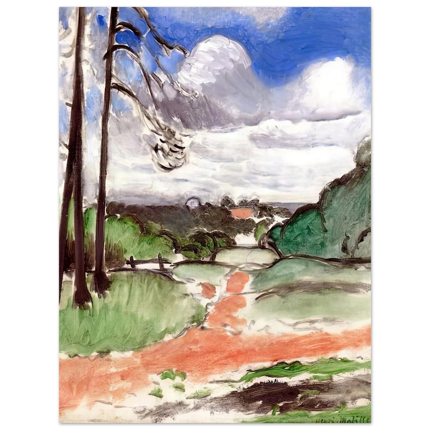 Henri Matisse - CHALAIS MEUDON 1917 75x100 cm / 30x40inches Fine Art Poster