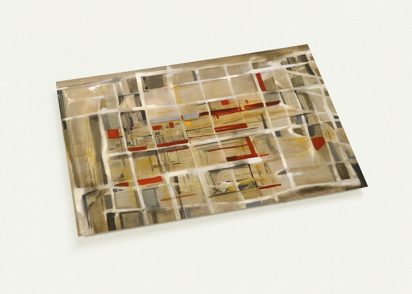 Interieur à la spirale - 1949 By Maria Helena Vieira da Silva Pack of 10 Post Cards | Maria Helena Vieira da Silva Post Cards | A6 (10.5 x 14.8 cm) - 4.1 x 5.8 inches