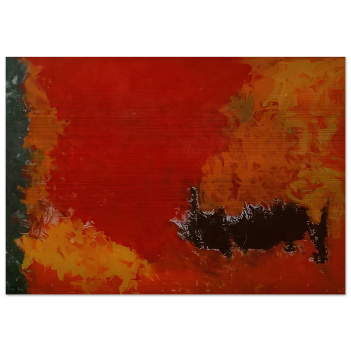 Reward #2 - 1960 - Theodoros Stamos Brushed Aluminum Print - 70x100 cm / 28x40 inches | Theodoros Stamos Aluminum Print | Theodoros Stamos Prints
