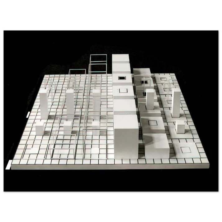 Sol LeWitt - Serial Project #1 ABCD 75x100 cm / 30x40inches Fine Art Poster