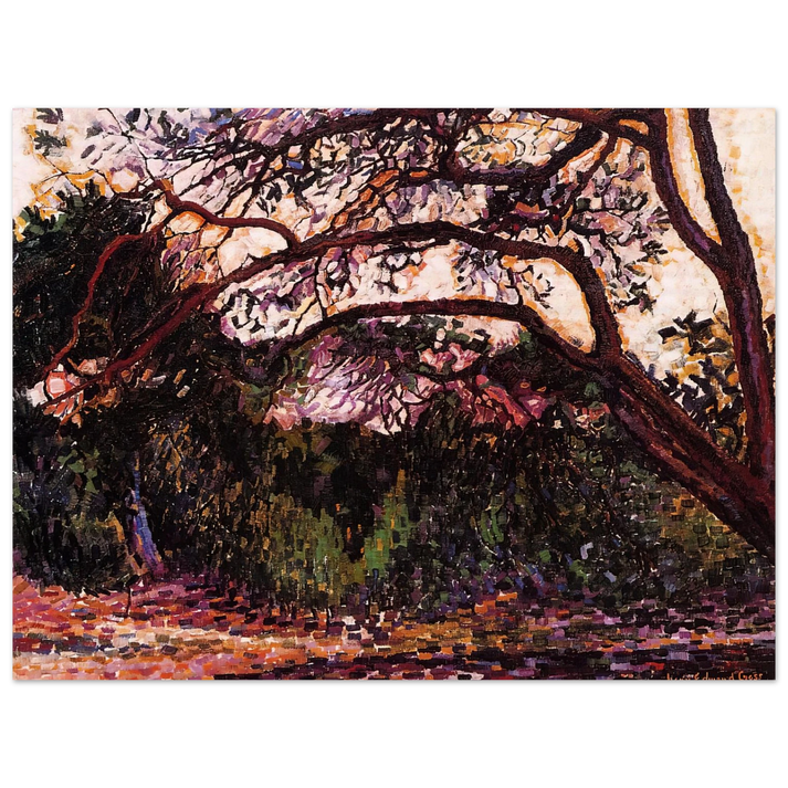 Henri-Edmond Cross - Wooded Landscape 75x100 cm / 30x40inches Fine Art Poster