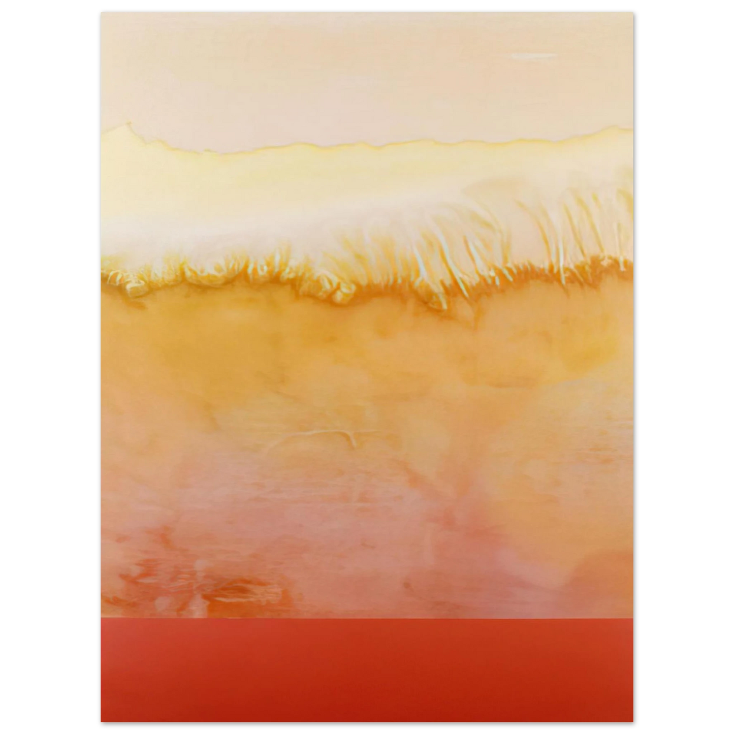 Ronnie Landfield - Carmen's Opal - 1979 75x100 cm / 30x40inches Fine Art Poster