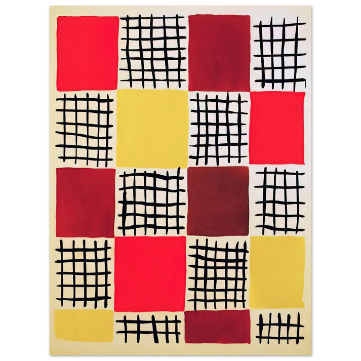 Sonia Delaunay - COMPOSITION 7 75x100 cm / 30x40inches Fine Art Poster
