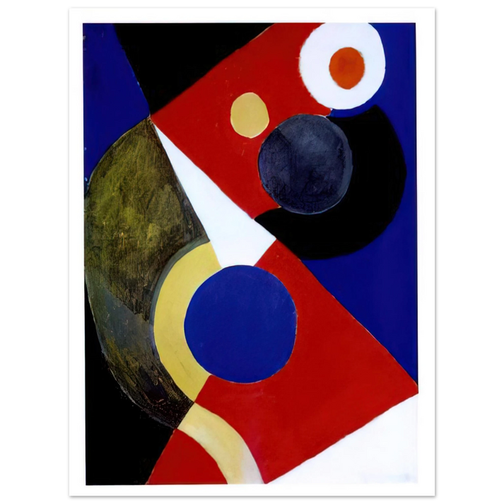 Sonia Delaunay - RHYTHM COLOUR 2 75x100 cm / 30x40inches Fine Art Poster