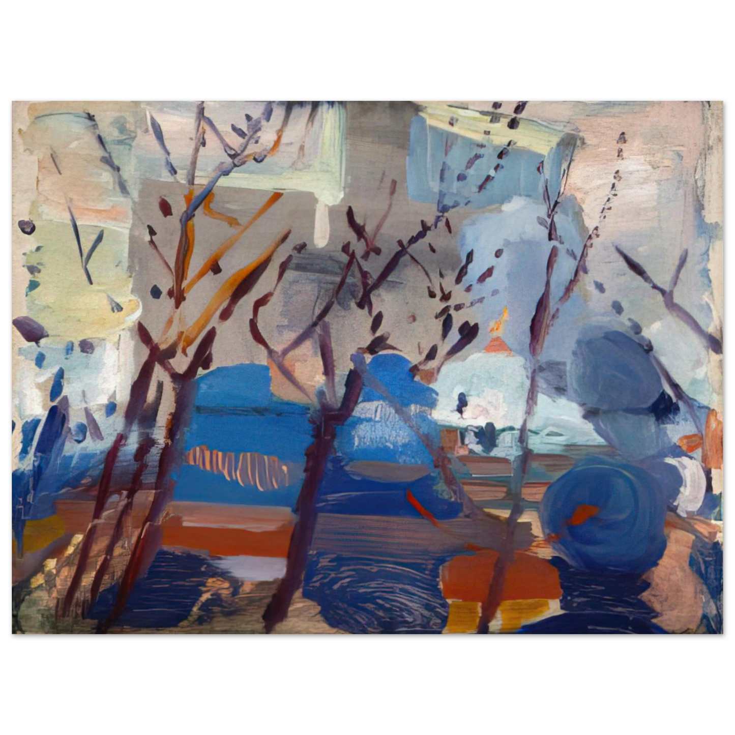 John Marin - Weehawken Sequence - 1916 75x100 cm / 30x40inches Fine Art Poster