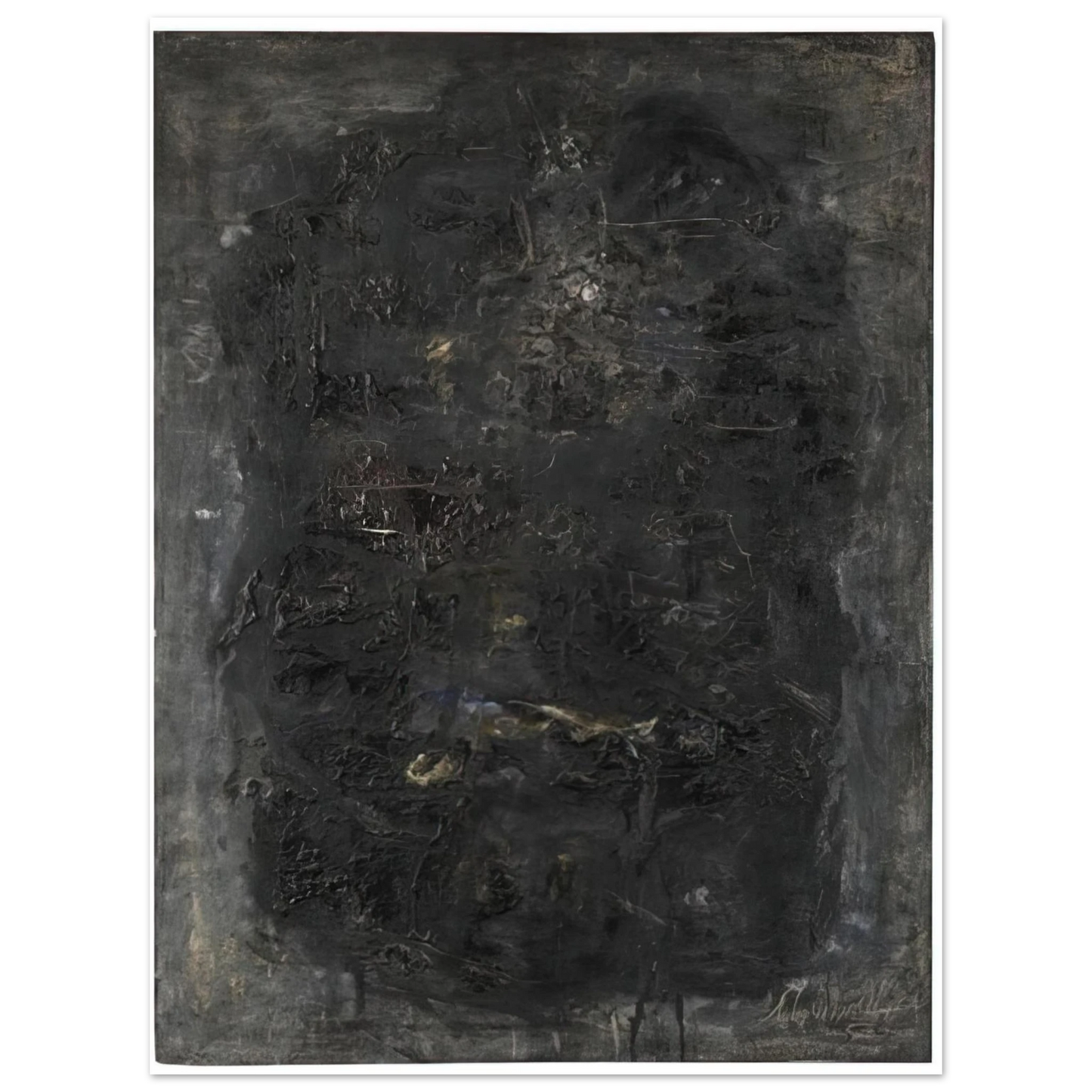 Emil Schumacher - Jarbas - 1959 75x100 cm / 30x40inches Fine Art Poster