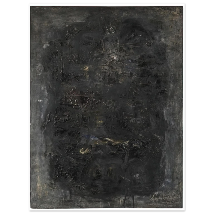 Emil Schumacher - Jarbas - 1959 75x100 cm / 30x40inches Fine Art Poster
