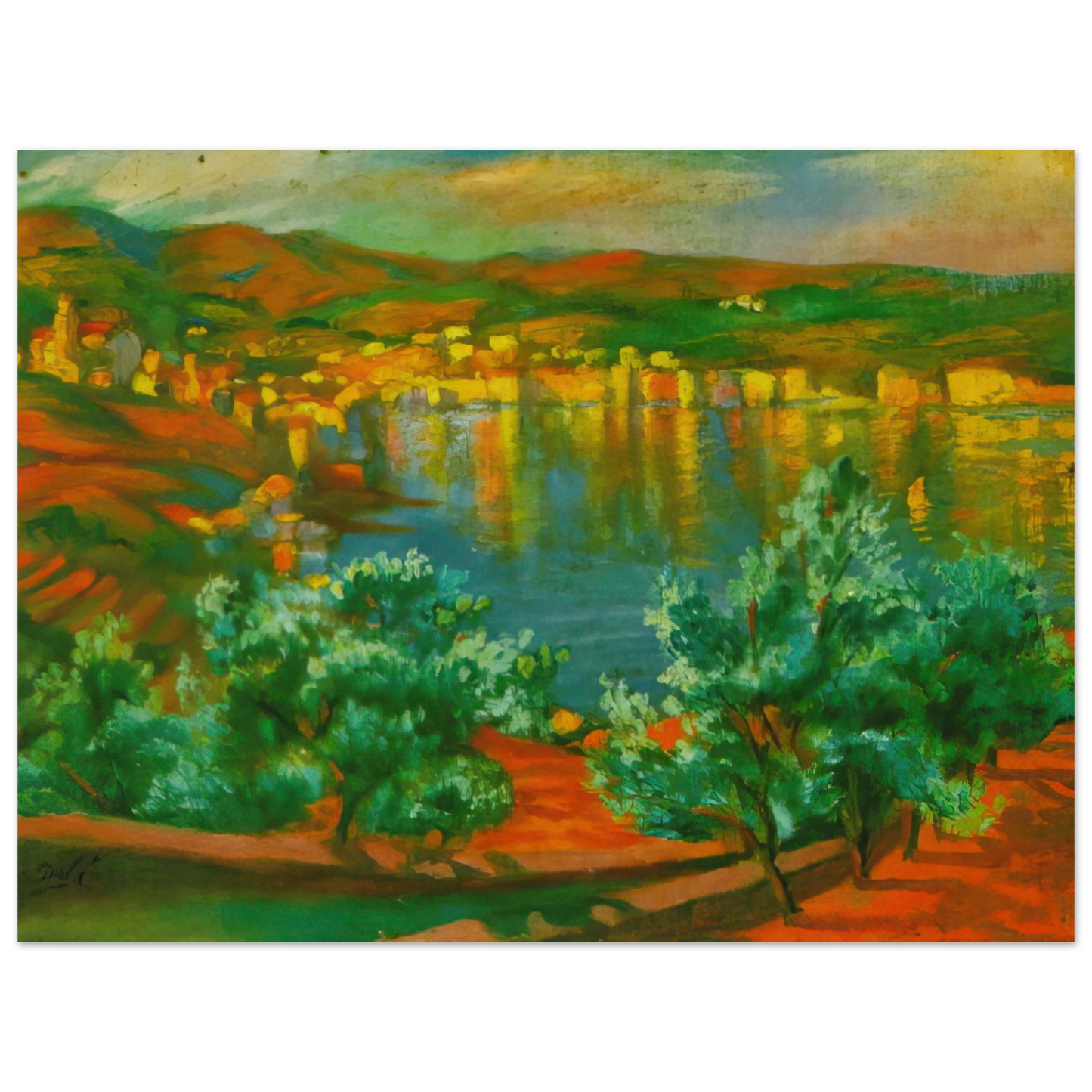 Salvador Dali - FESTIVAL OF ST LUCIA AT VILLAMALLA 75x100 cm / 30x40inches Fine Art Poster