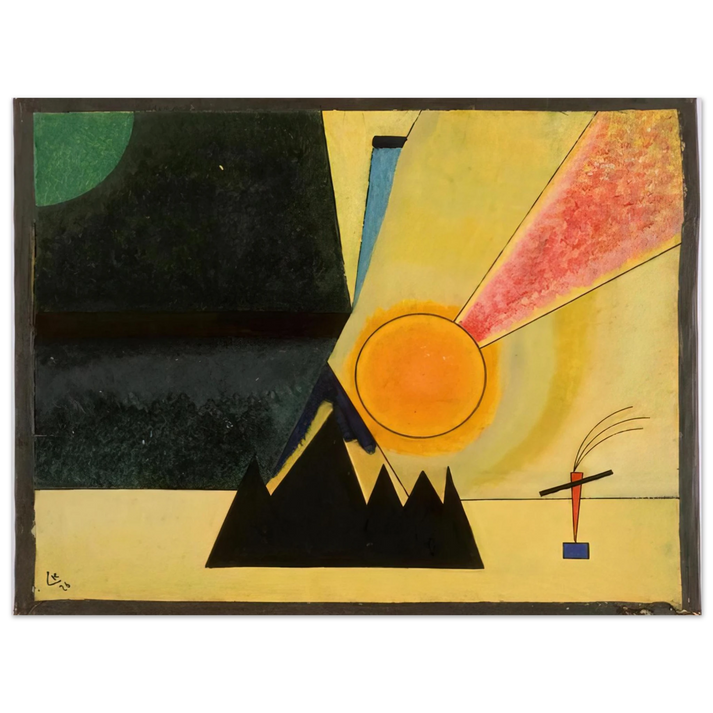 Wassily Kandinsky - DEVELOPMENT 1926 75x100 cm / 30x40inches Fine Art Poster