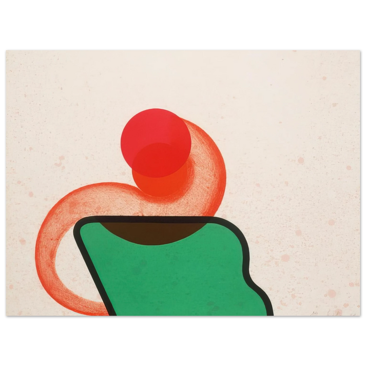 Howard Hodgkin - Bedroom - 1968 75x100 cm / 30x40inches Fine Art Poster