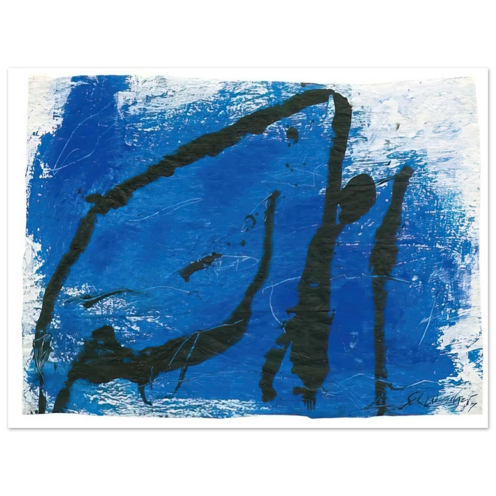 Emil Schumacher - G-7 - 1987 75x100 cm / 30x40inches Fine Art Poster