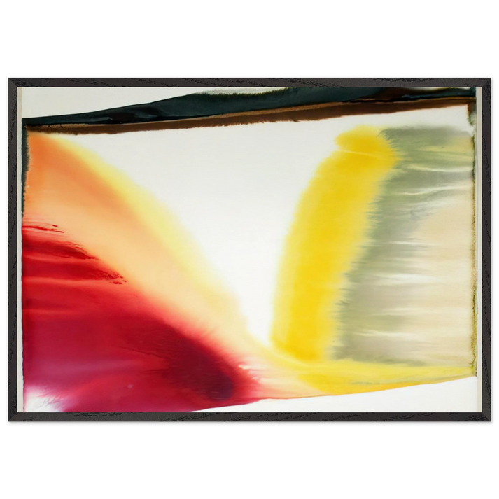 Phenomena Pointed East - Paul Jenkins 70x100 cm / 28x40 inches Framed Art Print – Black Wooden Frame