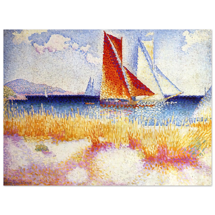 Henri-Edmond Cross - Regatta 75x100 cm / 30x40inches Fine Art Poster