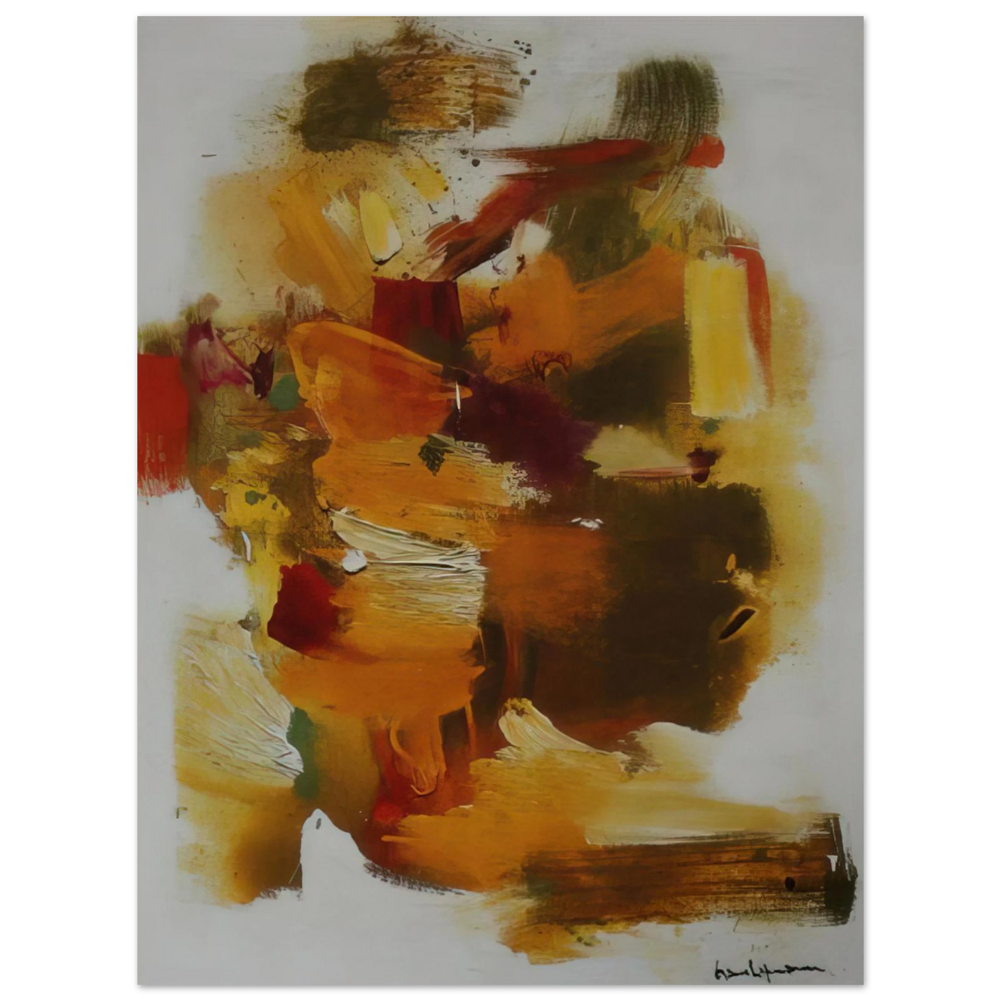 Hans Hofmann - Golden Autumn 75x100 cm / 30x40inches Fine Art Poster
