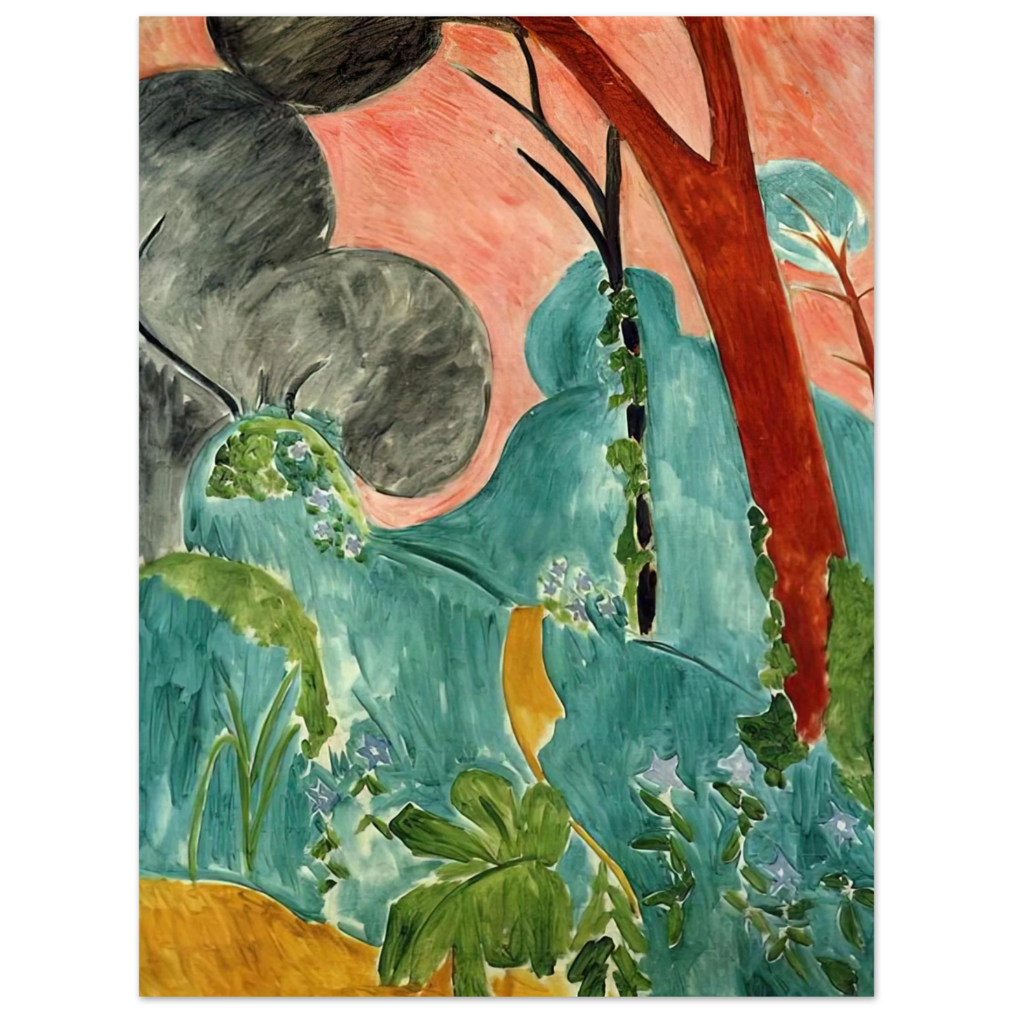 Henri Matisse - MORACCAN GARDEN 1912 75x100 cm / 30x40inches Fine Art Poster
