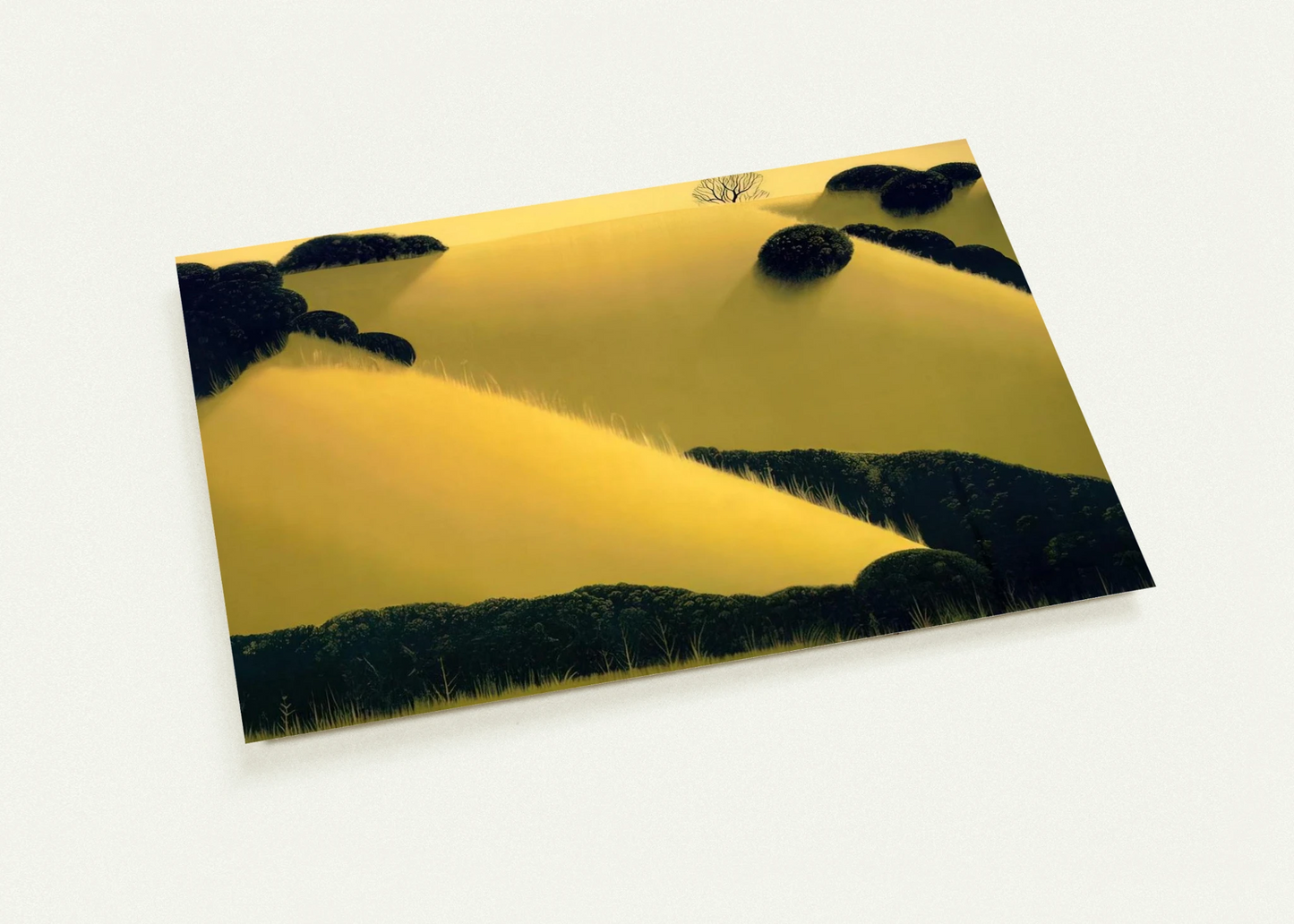 Golden Hills By Eyvind Earle Pack of 10 Post Cards | Eyvind Earle Post Cards | A6 (10.5 x 14.8 cm) - 4.1 x 5.8 inches