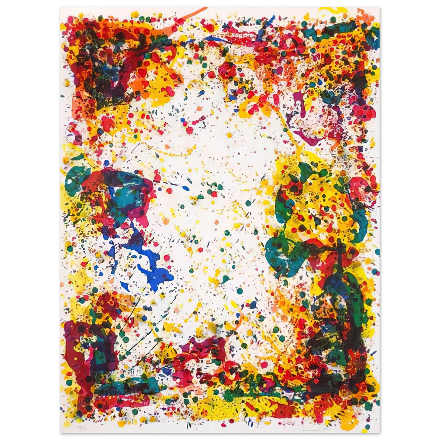 Sam Francis - Freshet 75x100 cm / 30x40inches Fine Art Poster