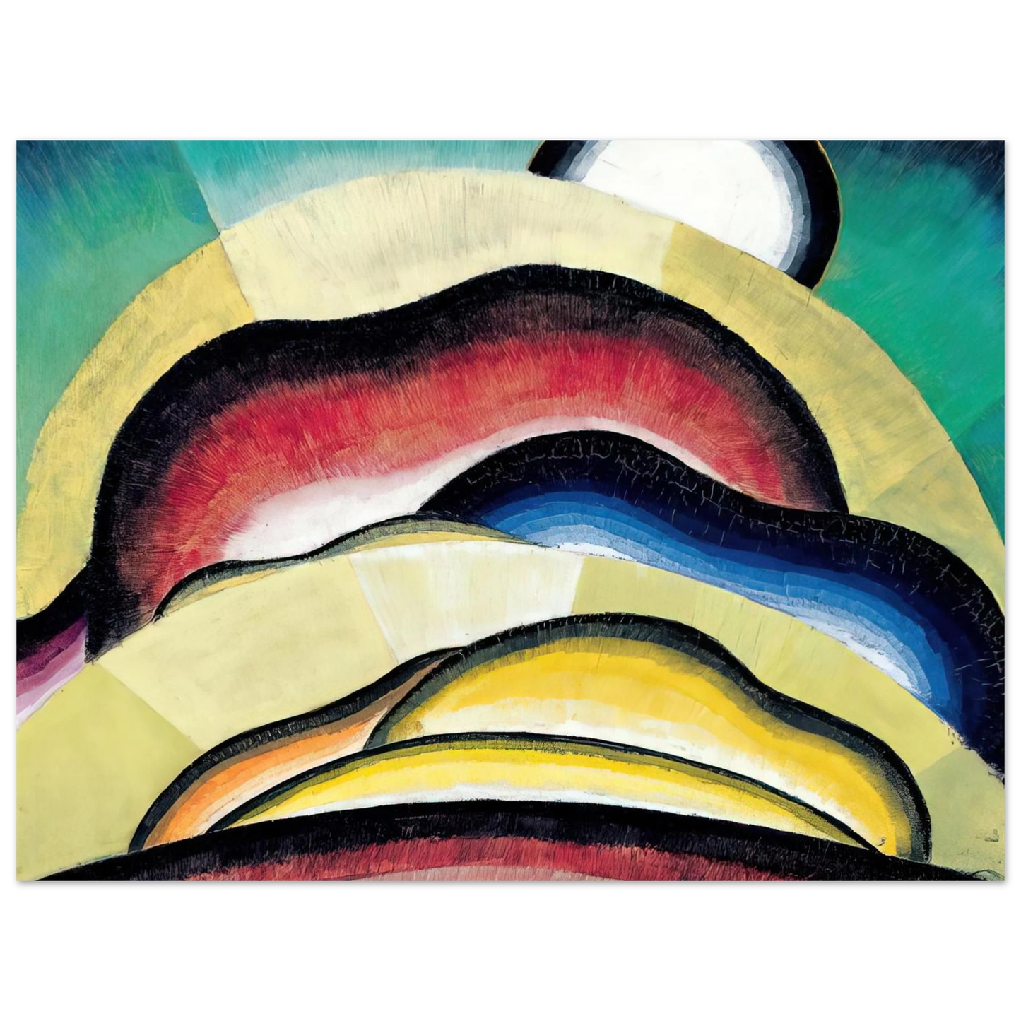Arthur Dove - Sunrise - 1924 75x100 cm / 30x40inches Fine Art Poster