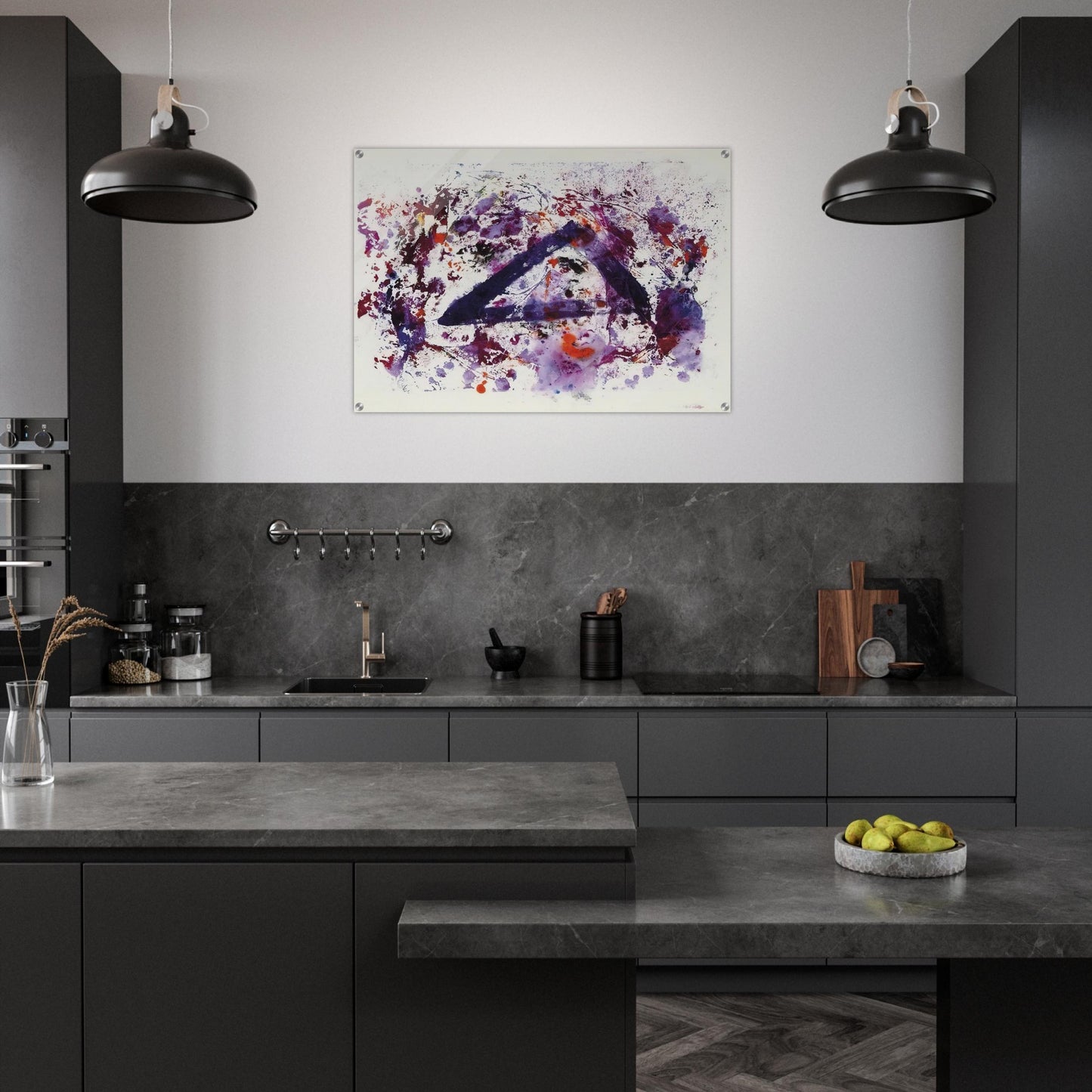 Untitled SF220S - Sam Francis Acrylic Print - 70x100 cm / 28x40″ inches