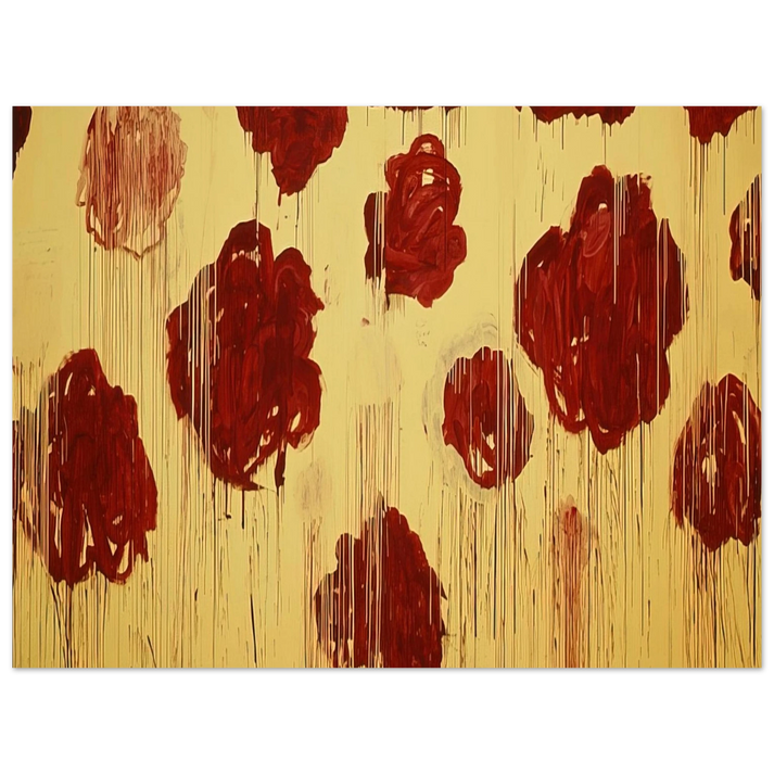 Cy Twombly - Untitled, Blooming, A Scattering of Blossoms & Other Things 75x100 cm / 30x40inches Fine Art Poster