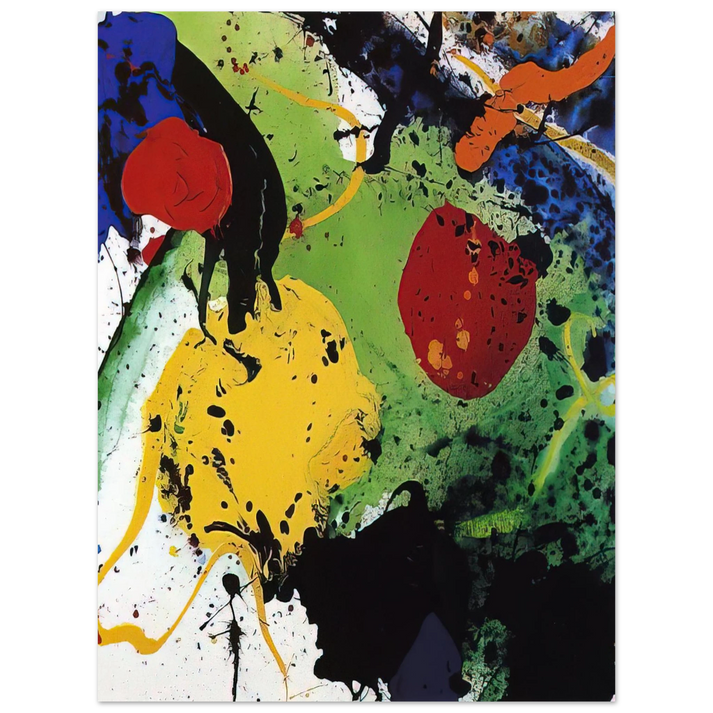 Sam Francis - Untitled SFP-89-57 75x100 cm / 30x40inches Fine Art Poster